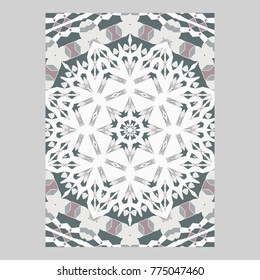Template for greeting and business cards, brochures, covers. Oriental pattern. Mandala. Wedding invitation, save the date, RSVP. Arabic, Islamic, moroccan, asian, indian, african motifs.