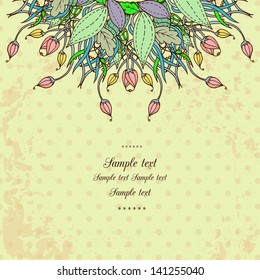 Template greeting card