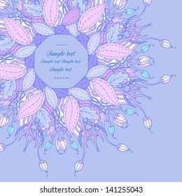 Template greeting card