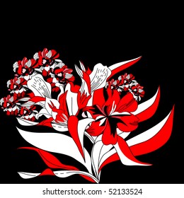 Template for greeting card