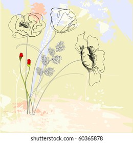 Template for greeting card