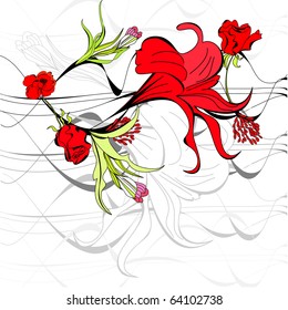 Template for greeting card