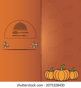 Template Greeting Card, Dinner, Menu and Invitation Card. Vector and Illustration.