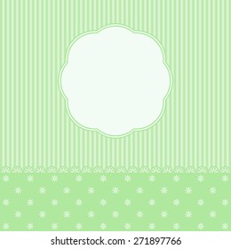 Template of greeting card or the invitation.