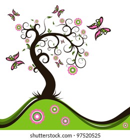 Template greeting card, scrap vector illustration