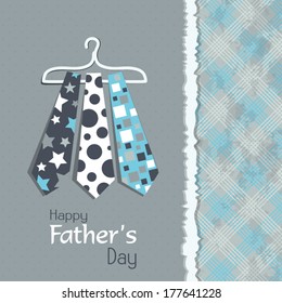 Template greeting card, vector illustration