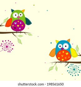 Tarjeta de saludo de plantilla, ilustración vectorial