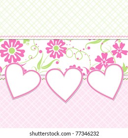 Template greeting card, vector illustration, eps10