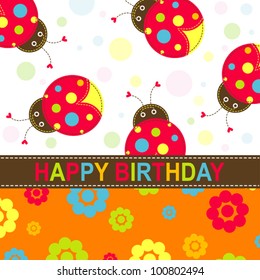 Template greeting card, vector scrap illustration