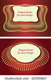 Template for greeting, invitation or similar design card
