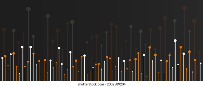 Template for hi-tech banner or presentation. Abstract modern digital data. Vector futuristic circuit board. Computer, internet connection.