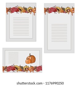 Template for holiday menu, calendar, cards and other purposes