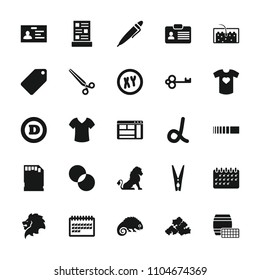 Template icon. collection of 25 template filled icons such as lion, tag, d letter, mud, badge, circle intersection, key, alpha. editable template icons for web and mobile.