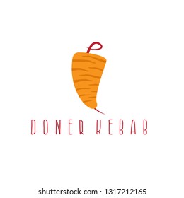 template icon logo for doner kebab -vector illustration