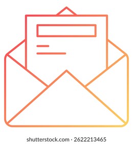 Template icon represented by Template symbol gradient style.