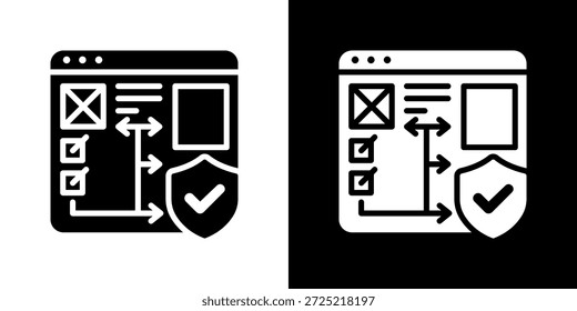 Conjunto de iconos de Plantilla. Diseño De Línea Limpia Con Versiones Claras Y Oscuras Para Un Uso Versátil