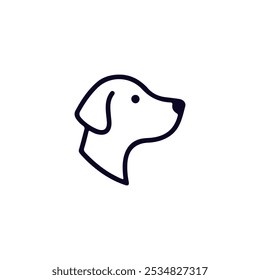 Template for an Iconic Dog Logo Design