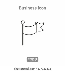 Template icons for business and infographics, executed line. Possible to use in printing or web resources