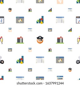 template icons pattern seamless. Included editable flat social media trends, pirate, Landing page, Promo website, castle, wireframe, champagne icons. template icons for web and mobile.