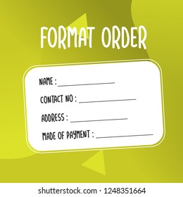 template illustration how to order, format order, Online payment, Payment options, call to action, online shop, social media. Modern design.