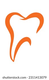 template and illustration Icon teeth model 2 file eps editable