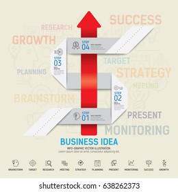 Template info-graphic design. Info-graphic concept. Use for business, marketing, creative, web design, workflow and graphics. Vector, Background.