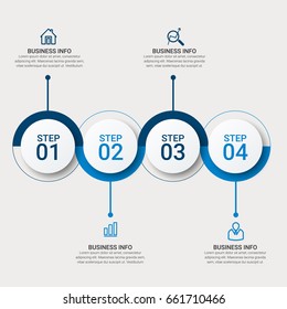 Template for infographic diagram