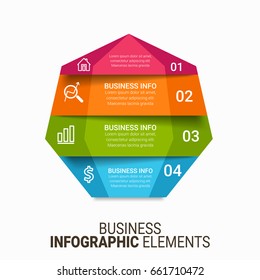 Template for infographic diagram