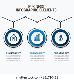 Template for infographic diagram