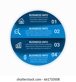Template for infographic diagram