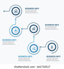 Template for infographic diagram