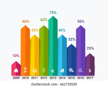 Template for infographic diagram