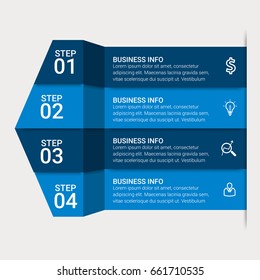 Template for infographic diagram