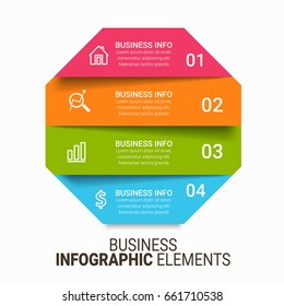Template for infographic diagram