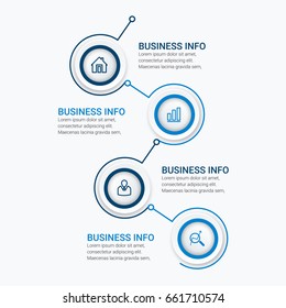 Template for infographic diagram