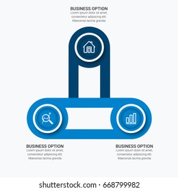 Template for infographic diagram