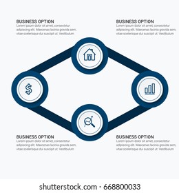 Template for infographic diagram