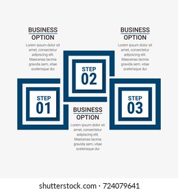 Template for infographic diagram