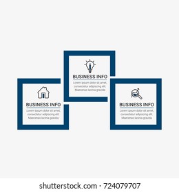 Template for infographic diagram