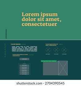 Plantilla Infografía Una Plantilla con un fondo de diseño fácil y flexible Colores hermosos y armoniosos Y un folleto para publicar 