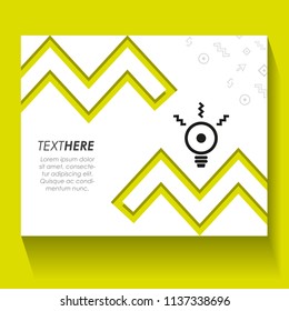 template infographic with figures geometrics
