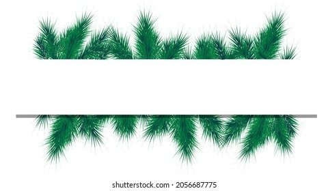 template for insctiption fir frame christmas vector decor for greetiog card