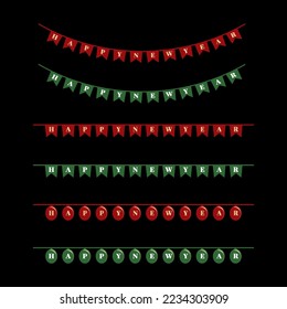 template interior Happy New vector 
