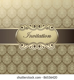 Template for invitation card