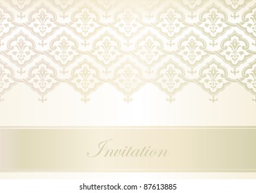Template for invitation card
