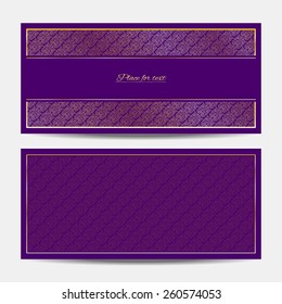 Template invitation or greeting card