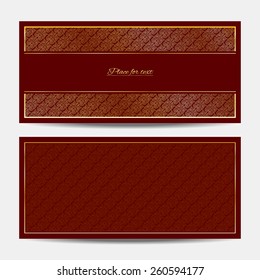 Template invitation or greeting card