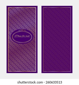 Template invitation or greeting card
