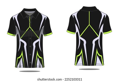 Template jersey polo sport gaming