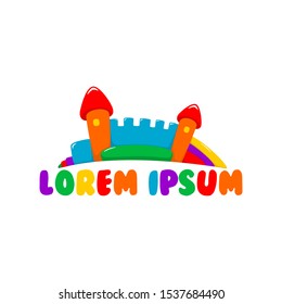 template Kids Playground Logo vector illustration